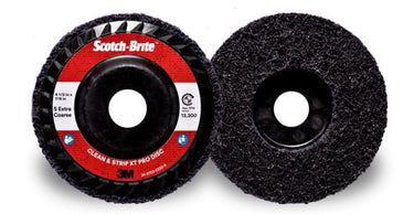 Scotch-Brite™ Clean and Strip XO-RD Pro Rondel Lilla S XCRS 115 mm x 22 mm 10 stk/krt - 1