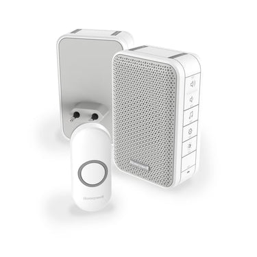 DC313NHGP2 Trådløs Dørklokke plug-in 230V 1 Ringetryk 84dB hvid 150M - 1