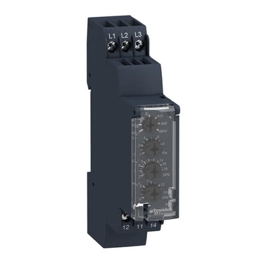 Zelio kontrolrelæ for måling af underspænding eller overspænding 65..260 VAC 1 C/O 5A - 1