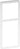 LK FUGA SLIM designramme 2,5 modul hvid - 1