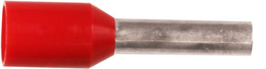 Isoleret terminalrør A1,5-8ET 1,5mm² L8 Rød - 1