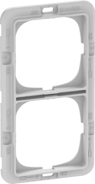 LK FUGA teknisk monteringsramme for SOFT BASE 63 CHOICE & PURE designrammer 2 modul - 1