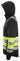 Snickers Hi-Vis hættetrøje lang lynlås kl. 1 str 2XL sort/gul - 2