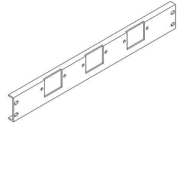 Tabula bærejern for trafosokkel 3M - 1