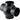 PEH grenrør 88,5/180° Geberit  110/110/110 mm 2-grene sort - 1
