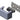 Potentialudligningsskinne med metal sokkel og cover 1x 6-25mm2/ 5x1,5- 6 mm2 - 1