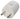Stikprop S4 rund uden jord hvid, 20-042-1 - 1