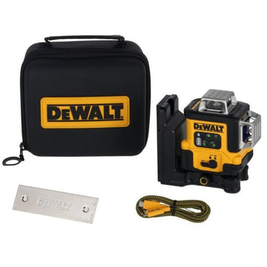 Dewalt USB C Krydslinjelaser 3 x 360 grøn - 1