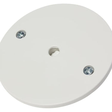 Udløbsdæksel for rosetmateriel hvid - 1