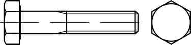 1/2 - 20 UNF x 2 1/4 ASME 10.9 Sort bolt - 1