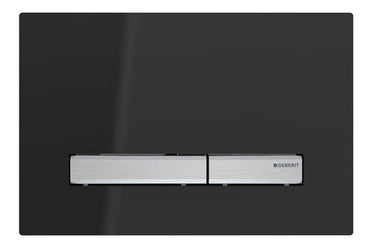 Geberit Sigma50 betjeningsplade zink/sort - 1