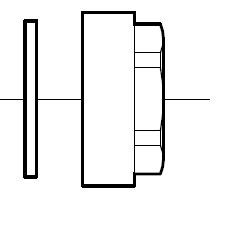 Slutmuffe gaboterm 3/4 CU fornik - 1