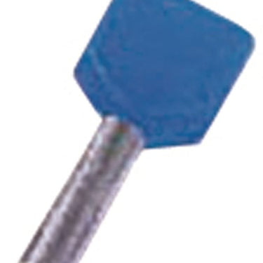 Isoleret dobbelt terminalrør blå 2x16mm² L=14mm - 1