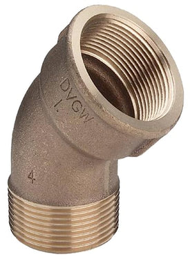 Rødgods Vinkel 45Gr. M/N 3/8" - 1