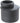 Geberit Silent Pro Reduktion PP MX 110-50mm stikmf sort - 1