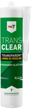 Tec7 lim/fugemasse klar 310ml trans7 - 1