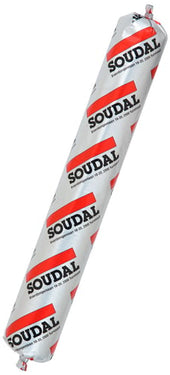 Soudal byggefuge sort pose 600ml - soudaseal 228lm - 1