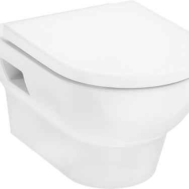 hansgrohe GladeLake S hængetoiletskål inkl. sæde SC og QR 540x360mm t/indb.cist hvid - 1