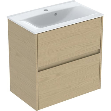 Ifö Sense Modern møbelsæt m/2skuffer inkl. vask 615x618x375mm natur eg - 1