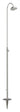 Damixa Outdoor etgrebsbatteri m/hovedbruser 1/2" 2030mm glasblæst/rf cloudy steel - 1