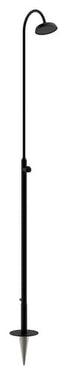 Damixa Outdoor etgrebsbatteri m/hovedbruser 1/2" 2030mm pulverlakeret/rf midnight black - 1