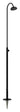 Damixa Outdoor etgrebsbatteri m/hovedbruser 1/2" 2030mm pulverlakeret/rf midnight black - 1