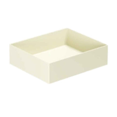 Lavabo Elegance håndvask matglaseret porcelæn 450x380x125mm t/bordpl/væg Perlé - 1