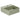 Lavabo Elegance håndvask matglaseret porcelæn 350x350x125mm t/bordpl/væg Nature Green - 1