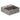 Lavabo Elegance håndvask matglaseret porcelæn 350x350x125mm t/bordpl/væg Taupe - 1