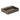 Lavabo Elegance håndvask matglaseret porcelæn 600x450x125mm t/bordpl/væg Cocoa - 1