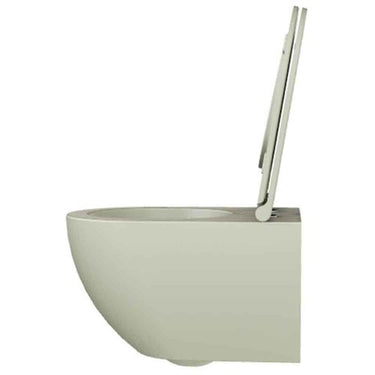 Lavabo Comodo hængetoiletskål/sæde matglaseret porcelæn 540x360x340mm t/indb.cist Nature Green - 1