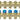 Wavin Comfia fordelerrørssæt messing 3/4" Ø16x2mm t/alupex/PE-RT 5-port - 1