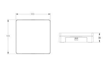 LEDDim Smart Floor Hvid 3.0 200VA - 1