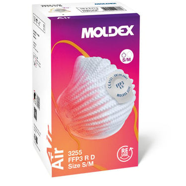 Moldex FFP3 R D Air med Ventex-ventil str S/M 10 stk - 1