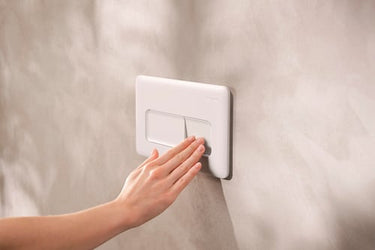 hansgrohe iFrame Original Q betjeningsplade kunststof 230x150mm t/indb.cist mat hvid - 1