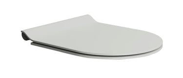 GSI Slim toiletsæde med softclose/quick release mat grå - 1