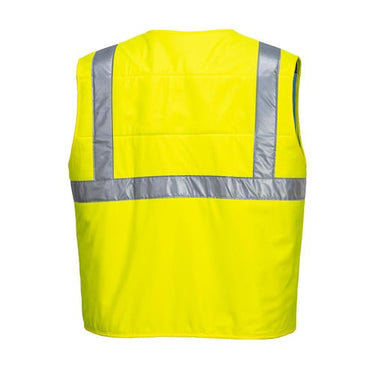 Nedkølings vest CV02 Hi-Vis gul str 3XL - 1