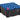 Opsamlingskar PE-kar 20L med gitterrist 400x400x180mm - 2