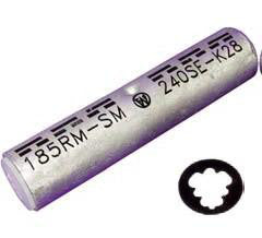 DIN 46235 Al-pressemuffe profil AS70DIN-PR 70/95mm² SM/SE - 1