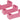 Vikan 3 Reserve gummibånd til 1011x & 1013x pink - 1