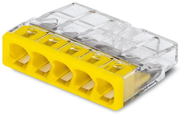 Samlemuffe 5X 0,5-2,5MM2 gul P100 - 1