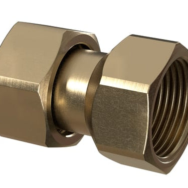 TA tilslutningskobling 1/2" x 1/2" muffe/muffe - 1