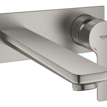GROHE Lineare New 2-huls håndvaskarmatur til indb. udv. dele str. L SuperSteel - 1