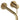 Damixa Osier/Merkur håndvaskarmatur PVD 225-250mm tud t/væg børstet bronze - 1