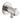 Damixa Outdoor posteventil glasblæst rf 15x300-450mm cloudy steel - 1