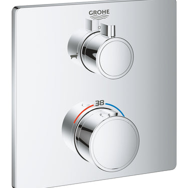 GROHE Grohtherm forplade til Smartbox bruser og bad firkant - 1