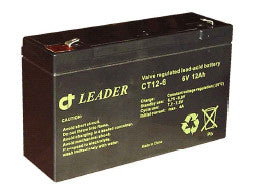 Blybatteri 6V-12AH 151X 50X94 F1 - 1