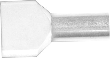 Isoleret ABIKO TWIN-terminalrør KA10-14ETW2 2x10mm² L14 Beige - 1