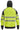 Snickers Hi-Vis hættetrøje lang lynlås kl. 2 str 2XL gul/sort - 2