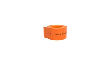 Kabelafdæk orange 100x1,8 mm i rl á 50 mtr - Giv agt - herunder lysleder - 1
